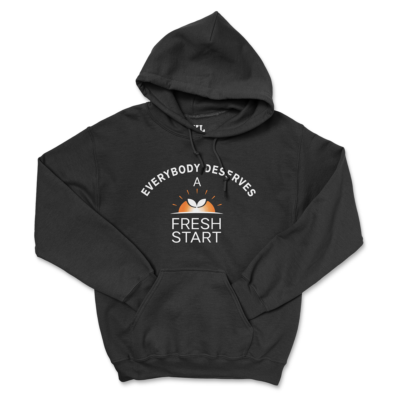 Gray hoodie with 'PetaPixel' logo on a white background