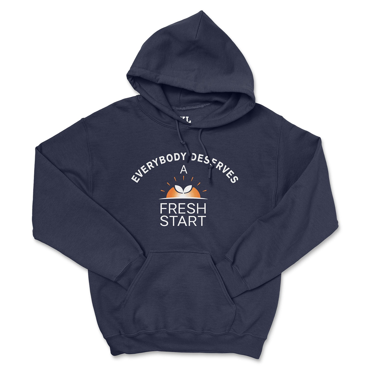 Gray hoodie with 'PetaPixel' logo on a white background